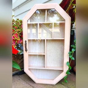 Curio Hanging cabinet glass door